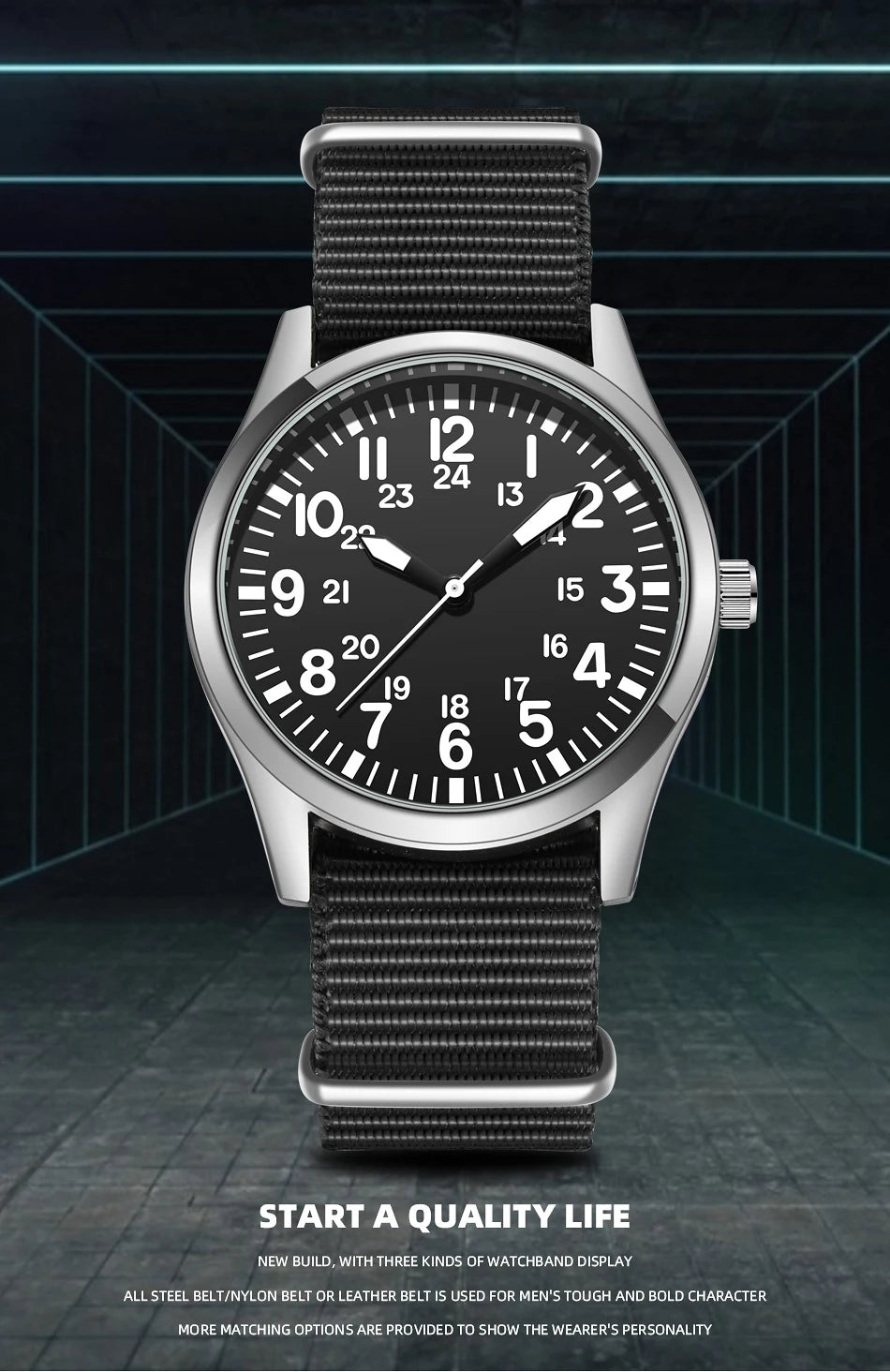 Reloj Hombre TPW Quartz Acero Inoxidable Casual Elegante Fashion