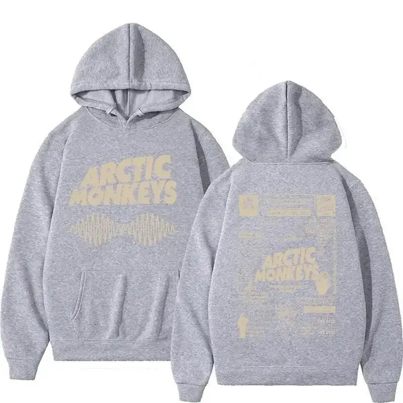 Retro Arctic Monkeys Music Tour Double Sided Print Hoodies M