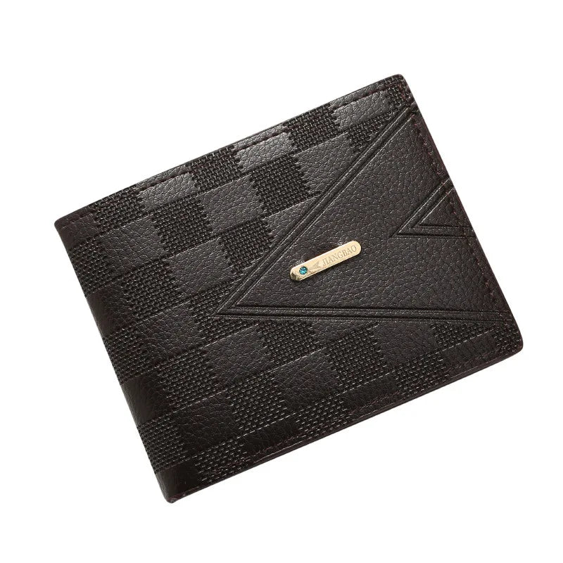 Cartera Hombr Wallet Corta Business PU Elegante