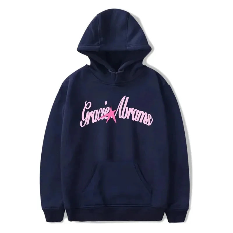 2025 Gracie Abrams Star Sweatshirt Retro 90s Hoodies Unisex Harajuku Hip Hop Street Sweatshirt Spring and Fall Fashion