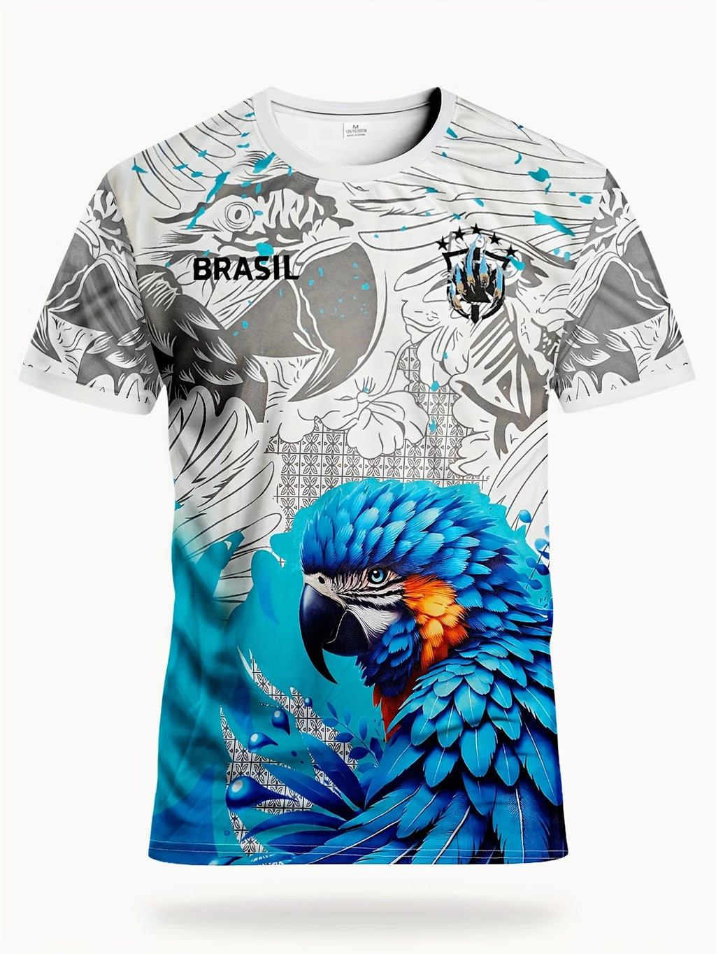 Jersey Brasil Hombre Rio De Janeiro Soccer Style Deportiva Casual