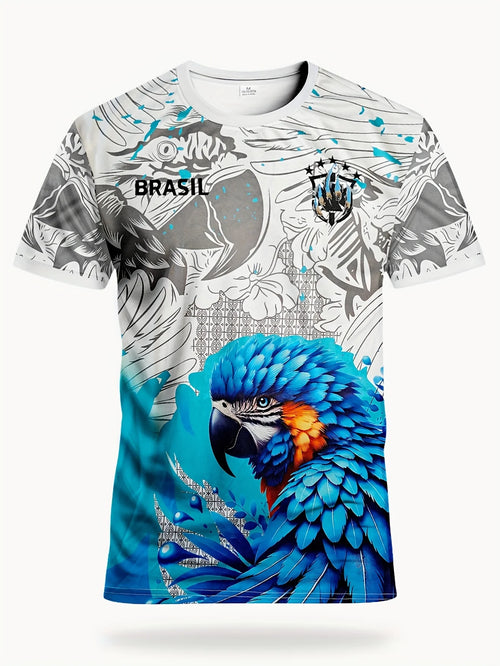 Jersey Brasil Hombre Rio De Janeiro Soccer Style Deportiva Casual