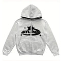 Hoodie Oversize con Cremallera – Hoodie Unisex Harajuku Darkwear