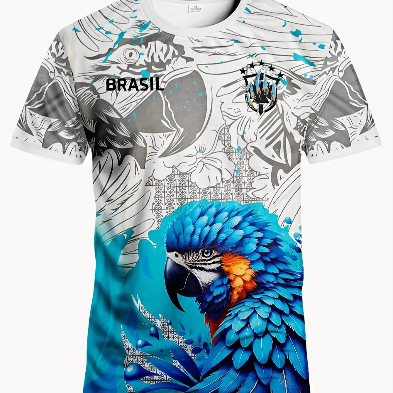 Jersey Brasil Hombre Rio De Janeiro Soccer Style Deportiva Casual