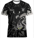 Jersey Brasil Hombre Rio De Janeiro Soccer Style Deportiva Casual