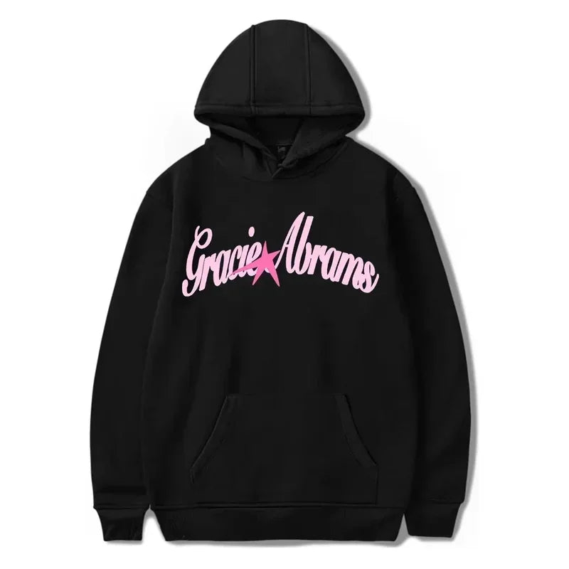 2025 Gracie Abrams Star Sweatshirt Retro 90s Hoodies Unisex Harajuku Hip Hop Street Sweatshirt Spring and Fall Fashion