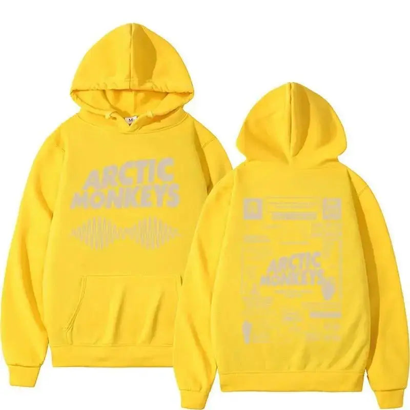 Retro Arctic Monkeys Music Tour Double Sided Print Hoodies M
